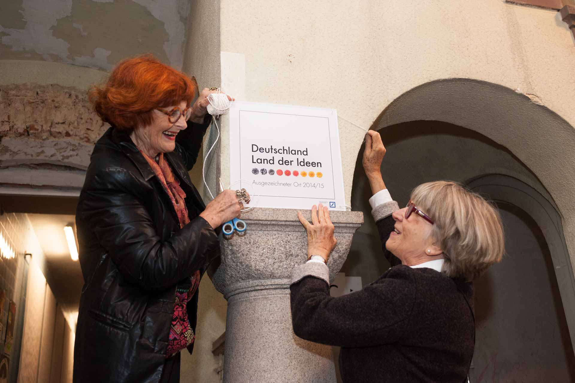 Preisverleihung „Ausgezeichnete Orte im Land der Ideen“ 2014/15. Fotoreportage im Theater Altes Hallenbad in Friedberg / Wetterau.
